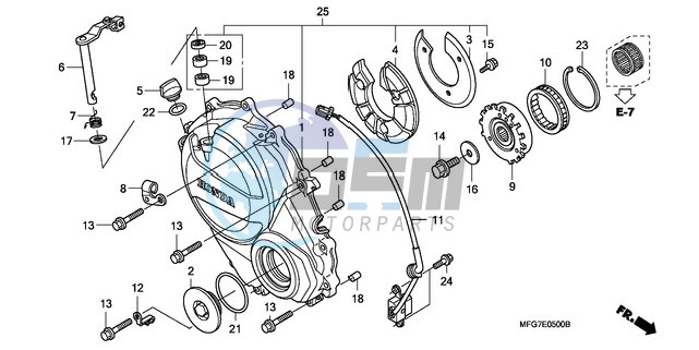 RIGHT CRANKCASE COVER