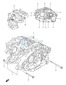 GZ250 (E1) drawing CRANKCASE