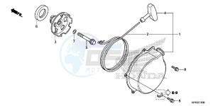 TRX420TED TRX420 Europe Direct - (ED) drawing RECOIL STARTER