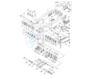 WR F 450 drawing REAR ARM