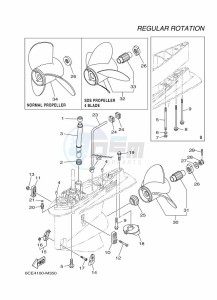 F225FETX drawing PROPELLER-HOUSING-AND-TRANSMISSION-2