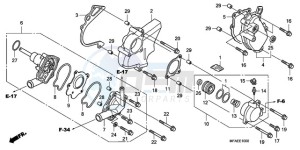 CBF1000A Europe Direct - (ED) drawing WATER PUMP