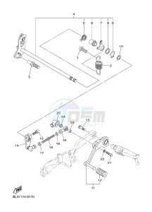 XVS950XR-A SCR950 SCR950 (BL34) drawing SHIFT SHAFT