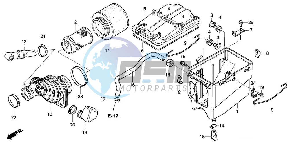 AIR CLEANER (TRX450R4,5)