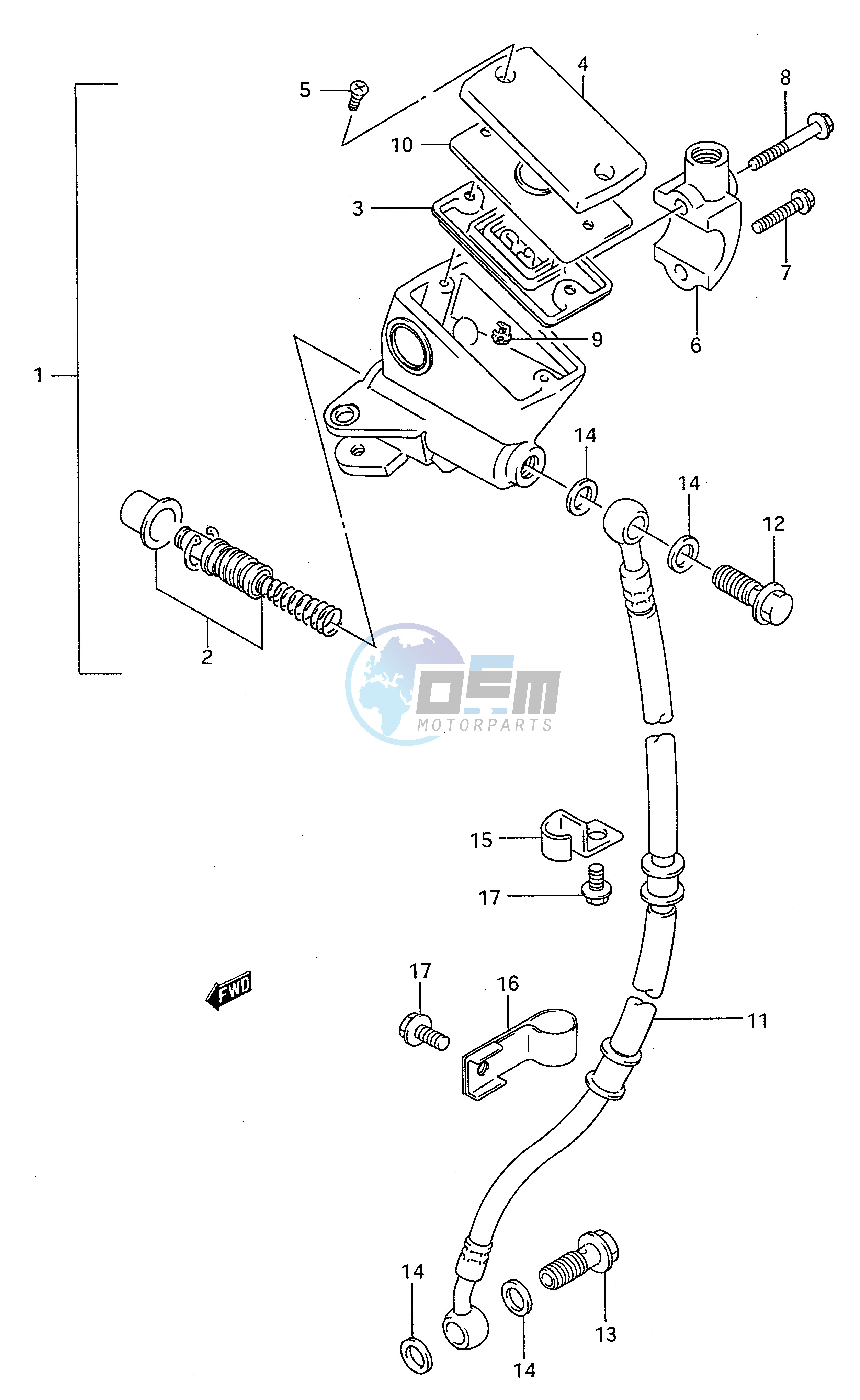 FRONT MASTER CYLINDER