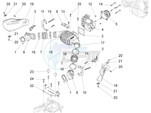 Audace 1400 Carbon 1380 (EMEA) drawing Throttle body