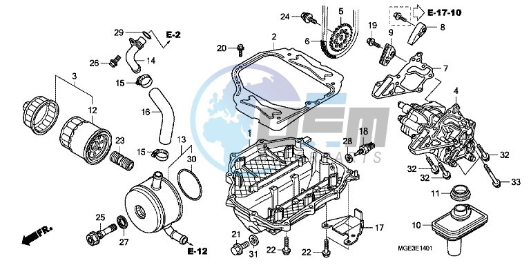 OIL PUMP (VFR1200FD)