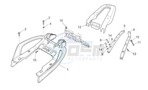 Stelvio 1200 1200 drawing Rear handle - Luggage rack