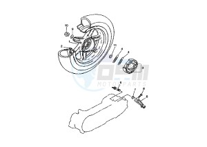 CS JOG R 50 drawing REAR WHEEL