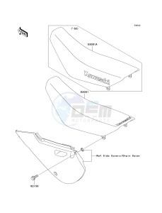 KLX 110 A (A1-A4) drawing SEAT-- A1 - A3- -