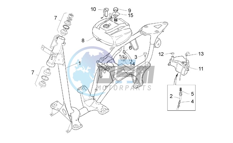 Frame and Fuel tank