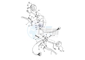 XVS DRAG STAR 1100 drawing HANDLE SWITCH – LEVER