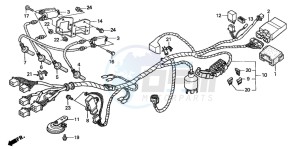 CB600F CB600F drawing WIRE HARNESS (1)