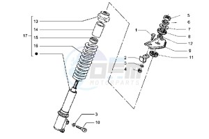 Hexagon 250 GT drawing Front shock absorber