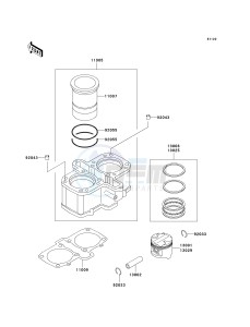 EN 500 C [VULCAN 500 LTD] (C10) C10 drawing CYLINDER_PISTON-- S- -