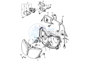 FZR R 600 drawing HEADLIGHT