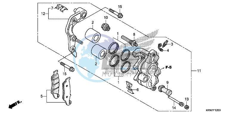 FRONT BRAKE CALIPER