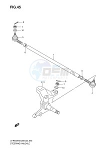 LT-R450 (E28-E33) drawing STEERING KNUCKLE