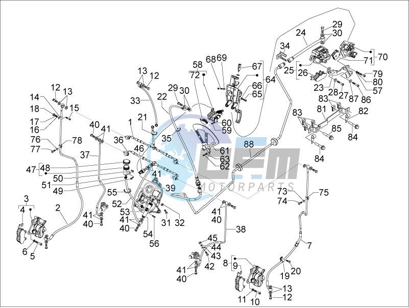 Brakes hose  - Calipers