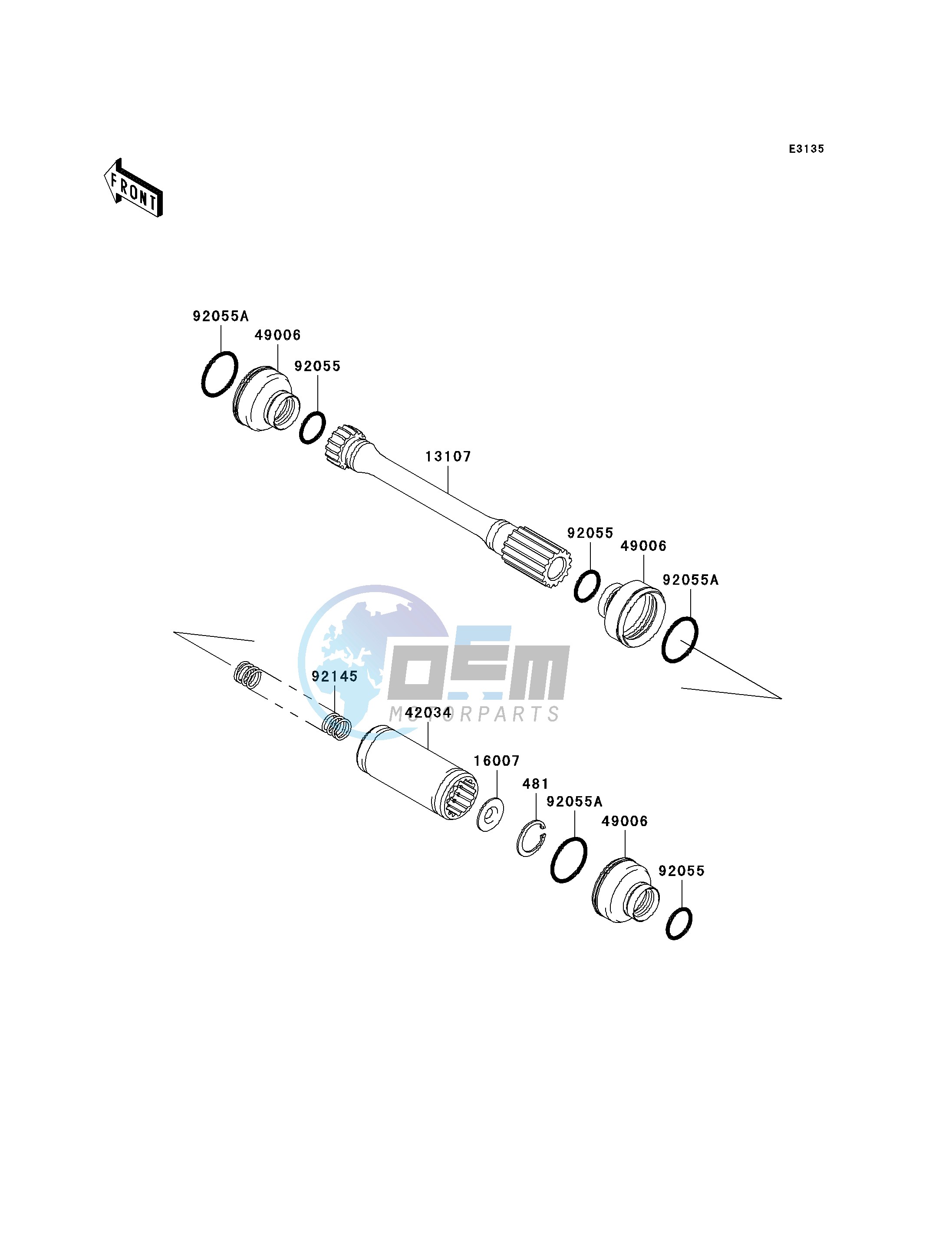 DRIVE SHAFT-PROPELLER