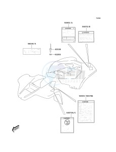 KSF 80 A [KFX80] (A6F) A6F drawing LABELS