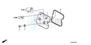 SH300AR9 UK - (E / ABS MKH SPC TBX) drawing CYLINDER HEAD COVER