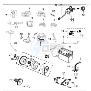 TWEET 50 A PMX drawing ELECTRIC PART