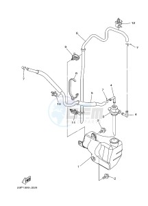 XT1200Z SUPER TENERE ABS (BP83) drawing TANK RECOVERY