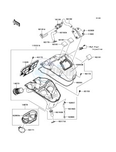 ER-6n ABS ER650B8F GB XX (EU ME A(FRICA) drawing Air Cleaner