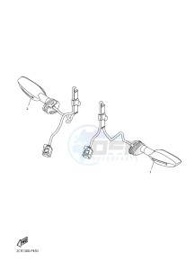 YZF-R1M 998 R4 (2KSE) drawing FLASHER LIGHT