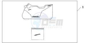 CBR600RR drawing INDOOR CYCLE COVER