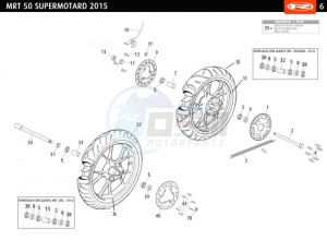 MRT-50-SM-ORANGE drawing WHEELS - BRAKES