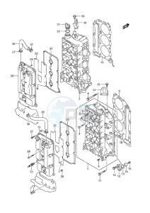 DF 200 drawing Cylinder Head