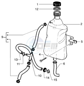 Runner 200 VXR 4t drawing Expansion tank