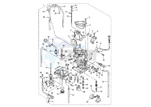 WR F 250 drawing CARBURETOR