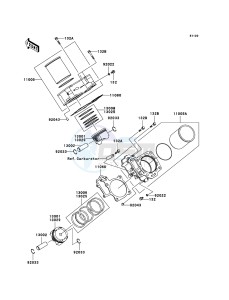 KFX700 KSV700-A2 EU drawing Cylinder/Piston(s)