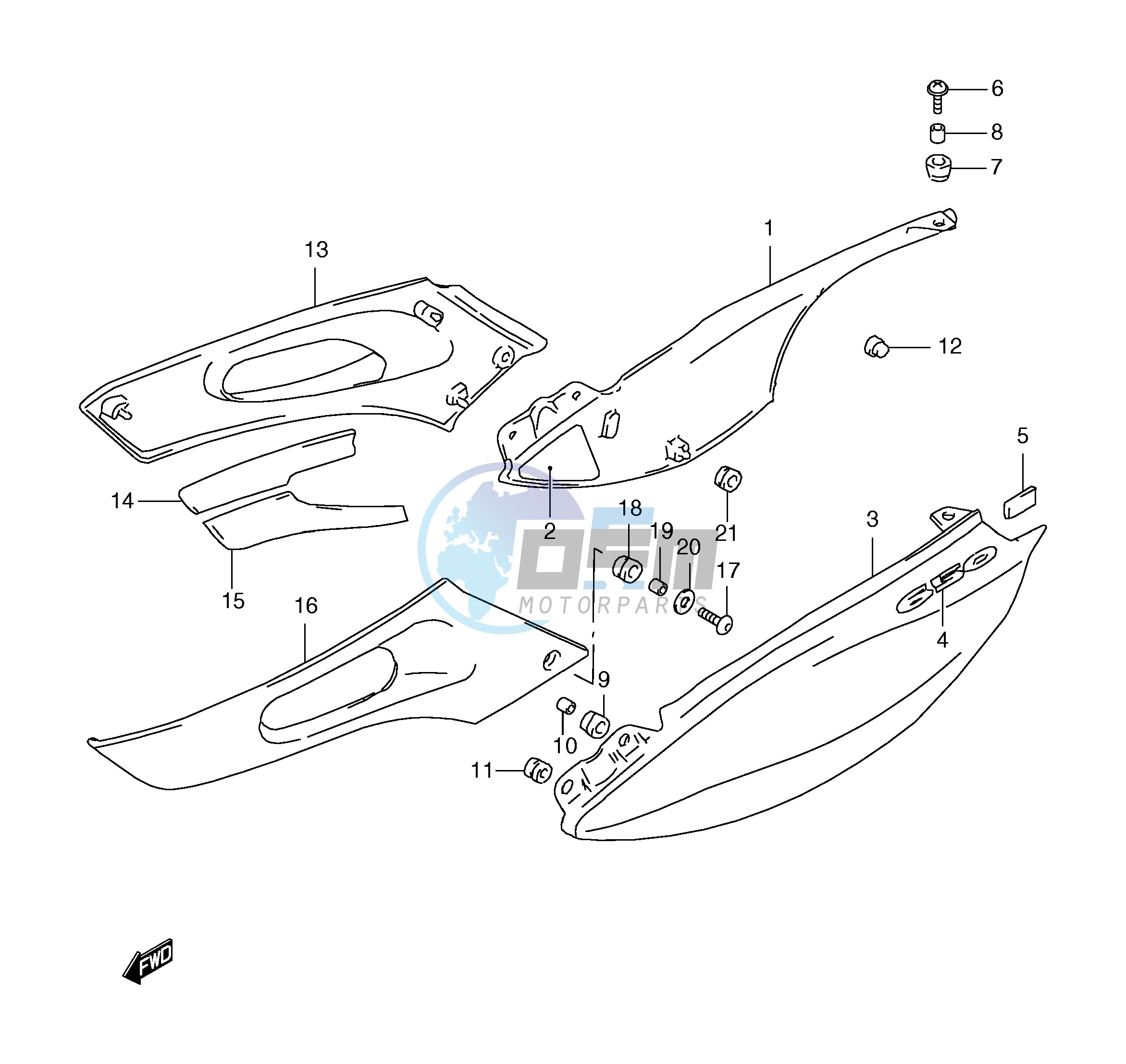 FRAME COVER (MODEL Y)