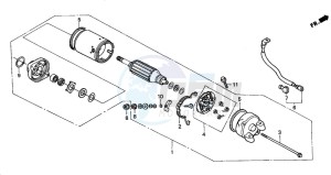 VT750DCA SHADOW SPIRIT drawing STARTING MOTOR