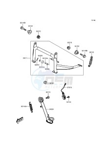 J125 ABS SC125BGF XX (EU ME A(FRICA) drawing Stand(s)