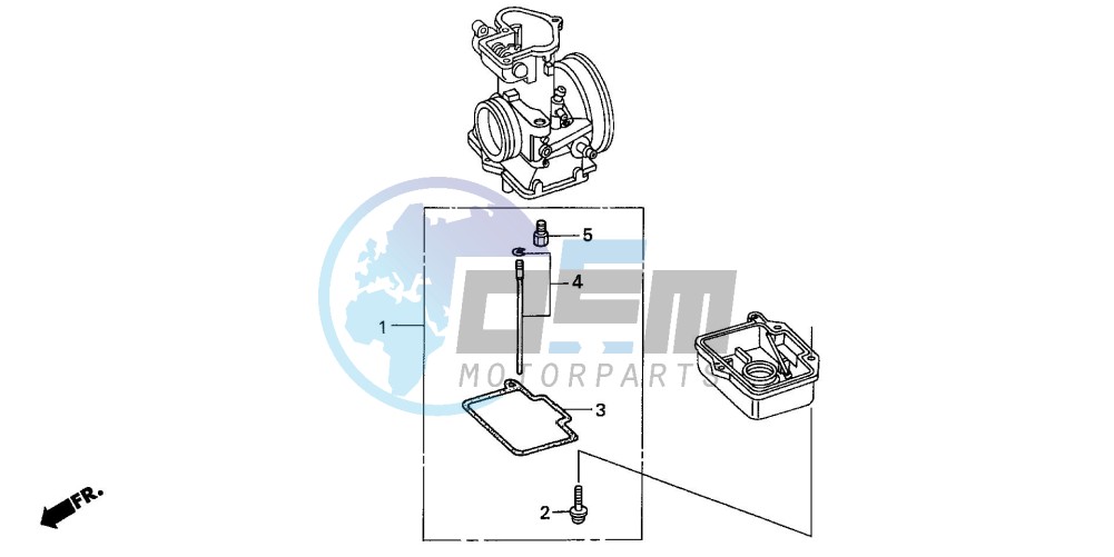 CARBURETOR O.P. KIT (CR125R4-7)