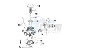 SONAR - 125 CC VTHLS1A1A 4T drawing CARBURETOR