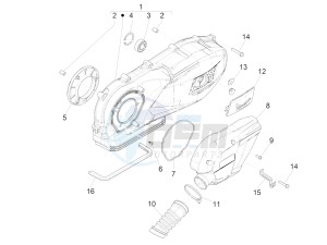 125 4T 3V I GET ie Primavera (APAC) (AU, EX, JA, KR, VT) drawing Crankcase cover - Crankcase cooling