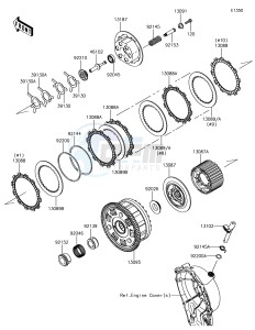 NINJA ZX-10R ZX1000SJF XX (EU ME A(FRICA) drawing Clutch