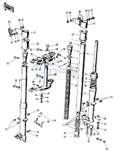 F5 [BIG HORN] 350 [BIG HORN] drawing FRONT FORK