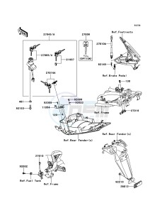 ER-6f ABS EX650B7F GB XX (EU ME A(FRICA) drawing Ignition Switch