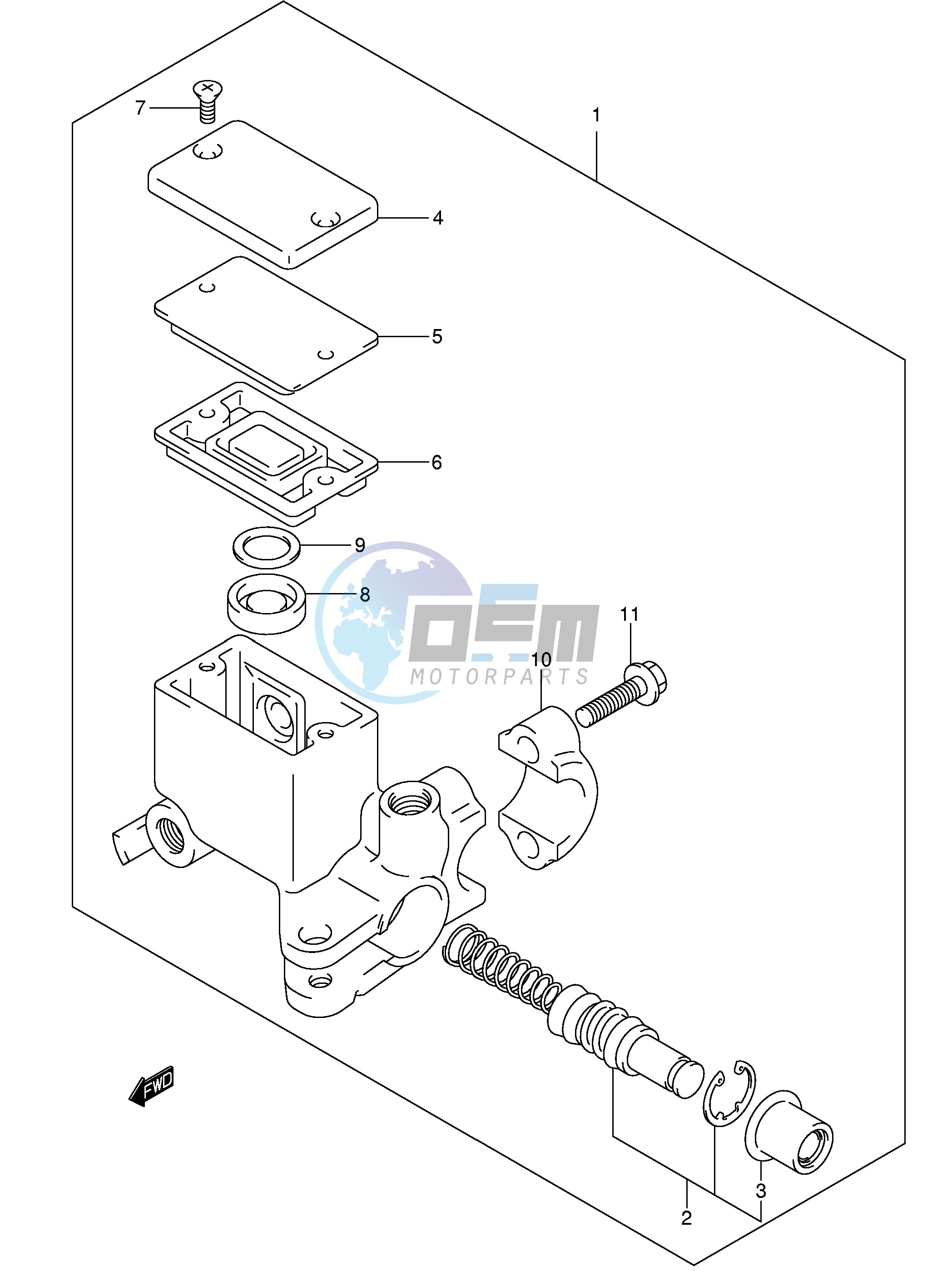 REAR MASTER CYLINDER