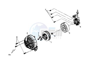 ORBIT II 50 TS drawing MAGNETO / FLYWHEEL