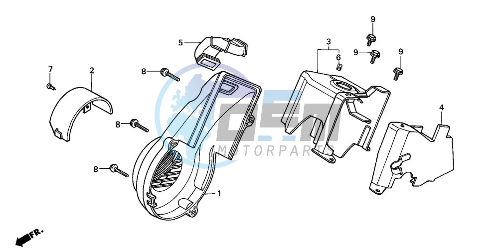 FAN COVER/SHROUD/ AIR GUIDE COVER