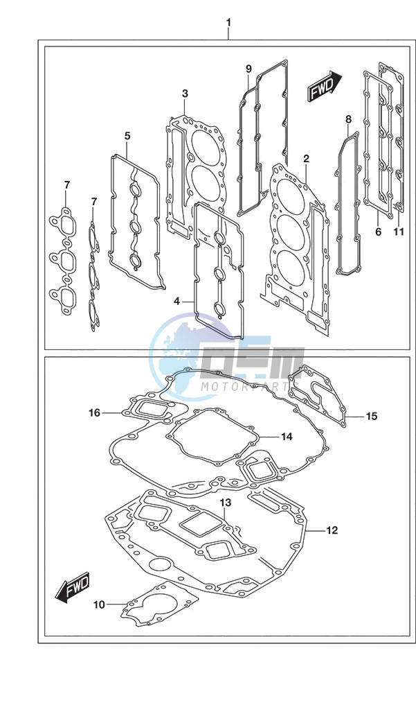 Gasket Set (DF 250S)