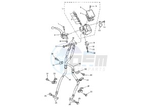 XJR 1300 drawing FRONT MASTER CYLINDER